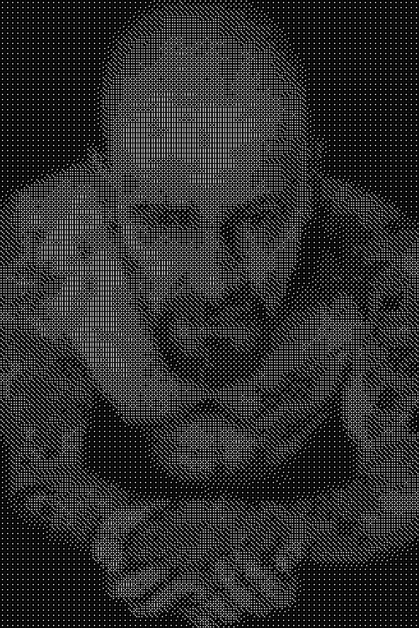 Heisenburg 3 Dice Art- Handcrafted Dice Mosaic using 10,000+ Dice, Two Size Options