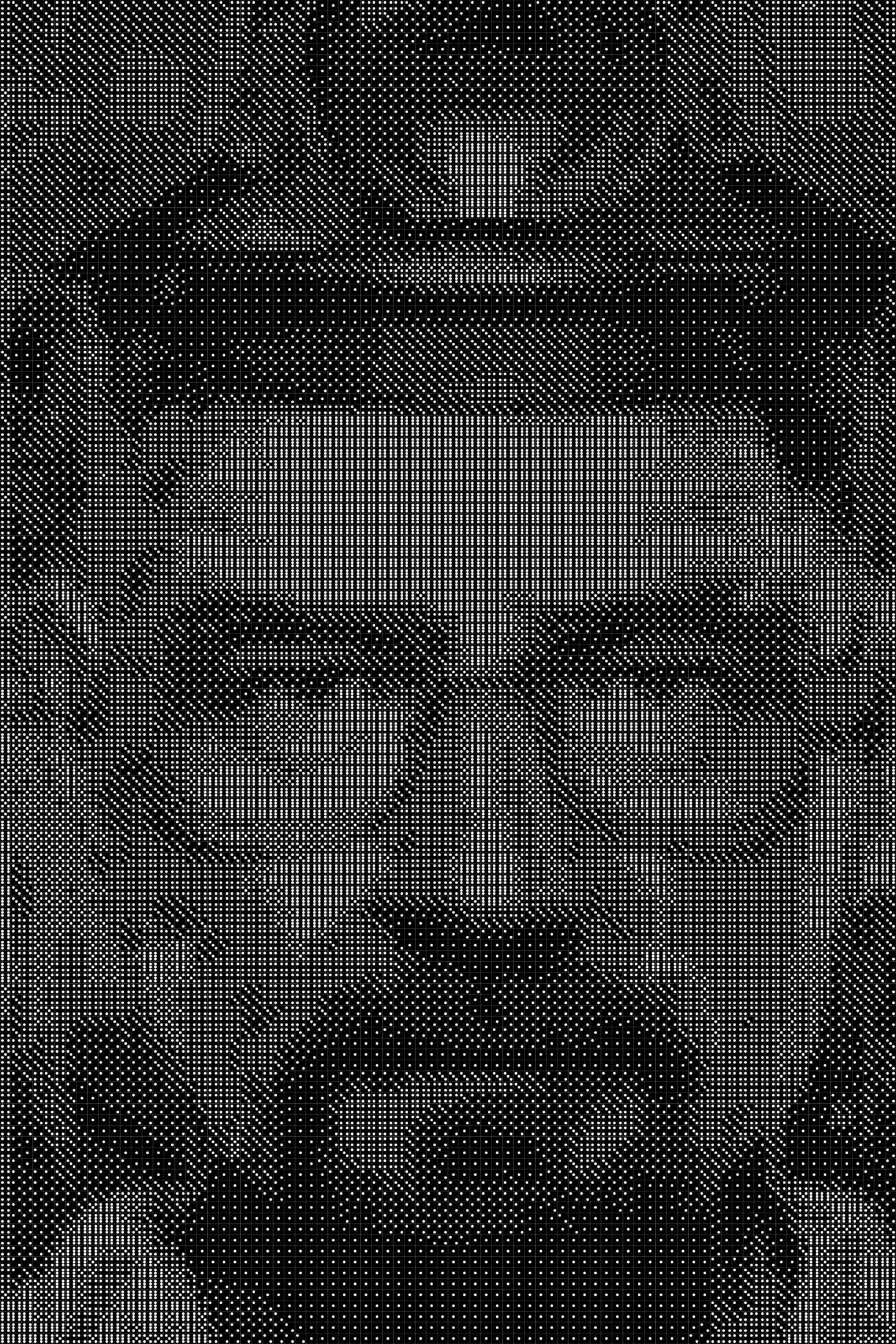 Heisenburg Dice Art- Handcrafted Dice Mosaic using 10,000+ Dice, Two Size Options