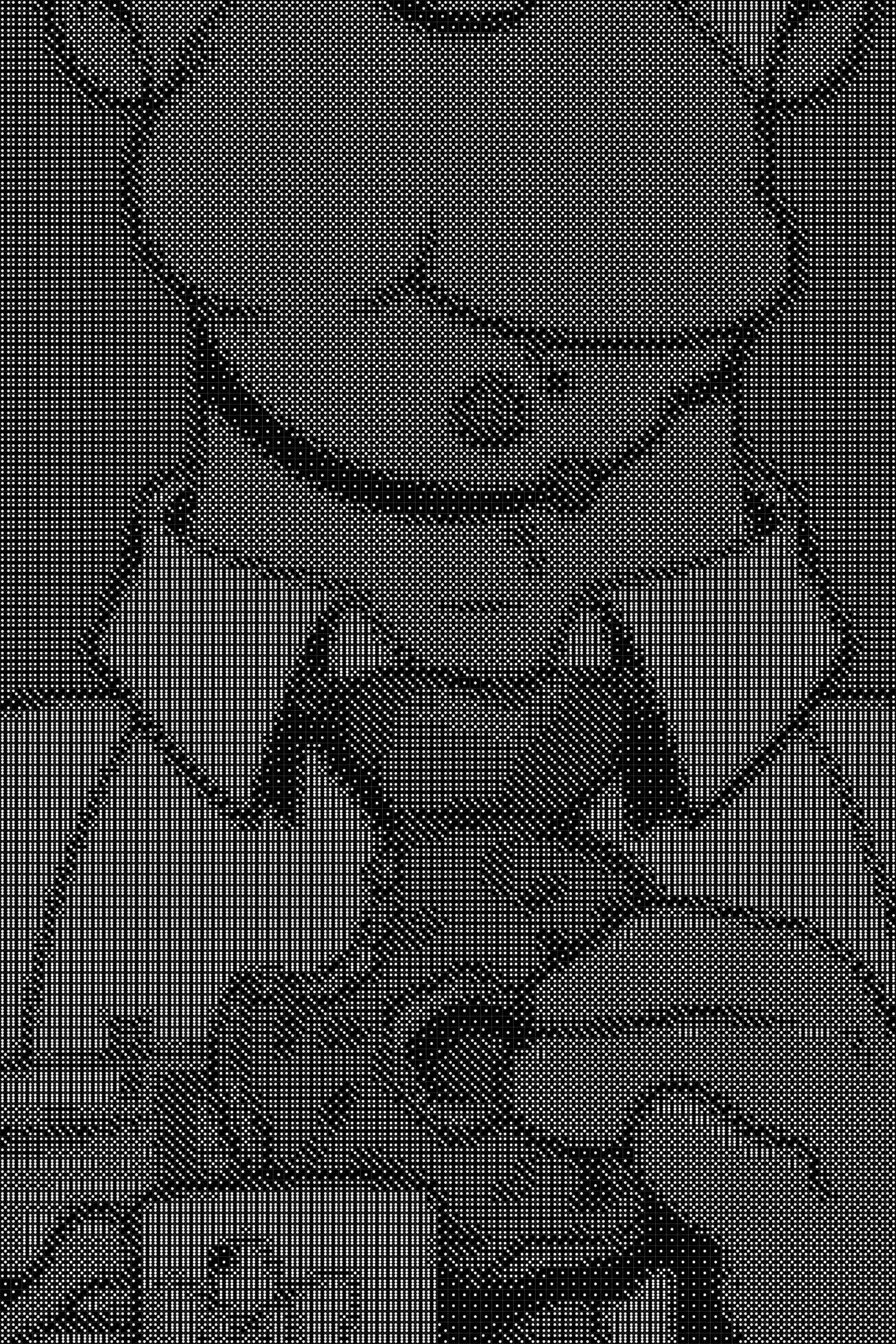 Homer Simpson Dice Art- Handcrafted Dice Mosaic using 10,000+ Dice, Two Size Options