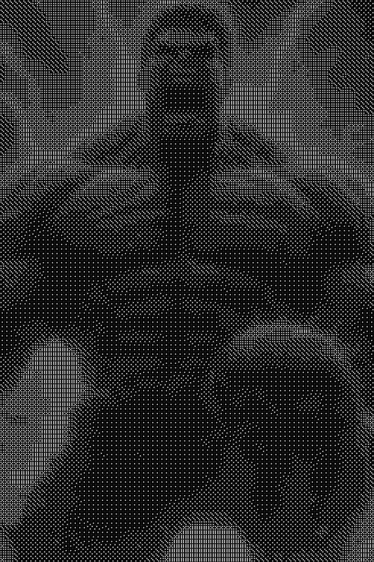 Hulk 4 Dice Art- Handcrafted Dice Mosaic using 10,000+ Dice, Two Size Options