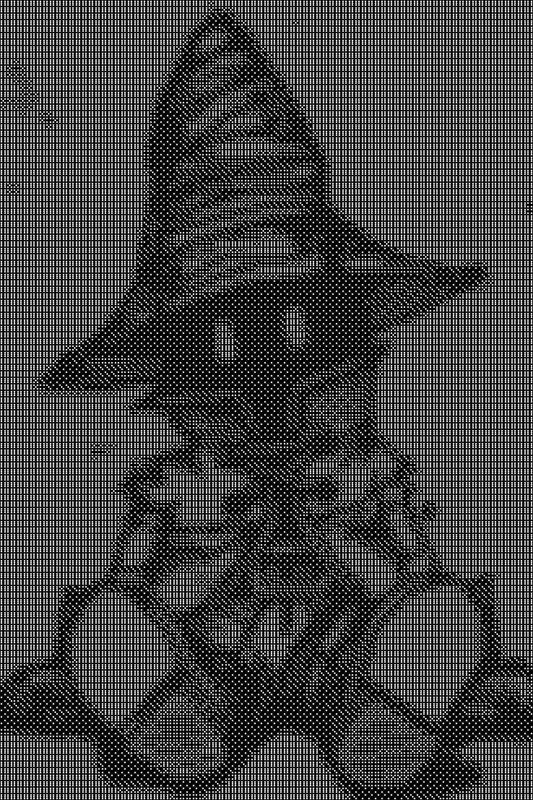 Iconman Dice Art- Handcrafted Dice Mosaic using 10,000+ Dice, Two Size Options