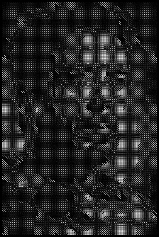 Iron Man 5 Dice Art- Handcrafted Dice Mosaic using 10,000+ Dice, Two Size Options