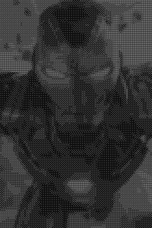Iron Man 7 Dice Art- Handcrafted Dice Mosaic using 10,000+ Dice, Two Size Options