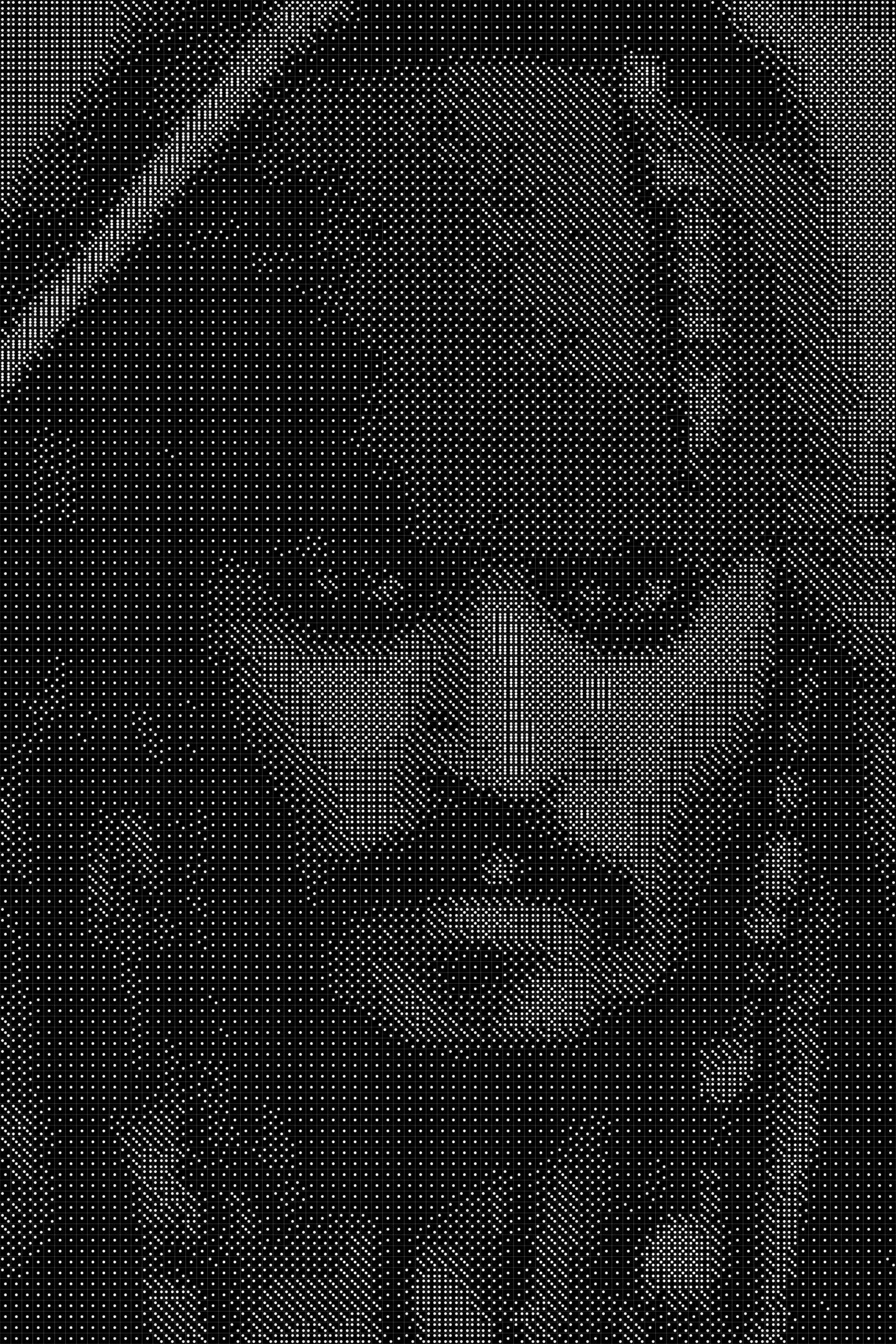 Jack Sparrow Dice Art- Handcrafted Dice Mosaic using 10,000+ Dice, Two Size Options