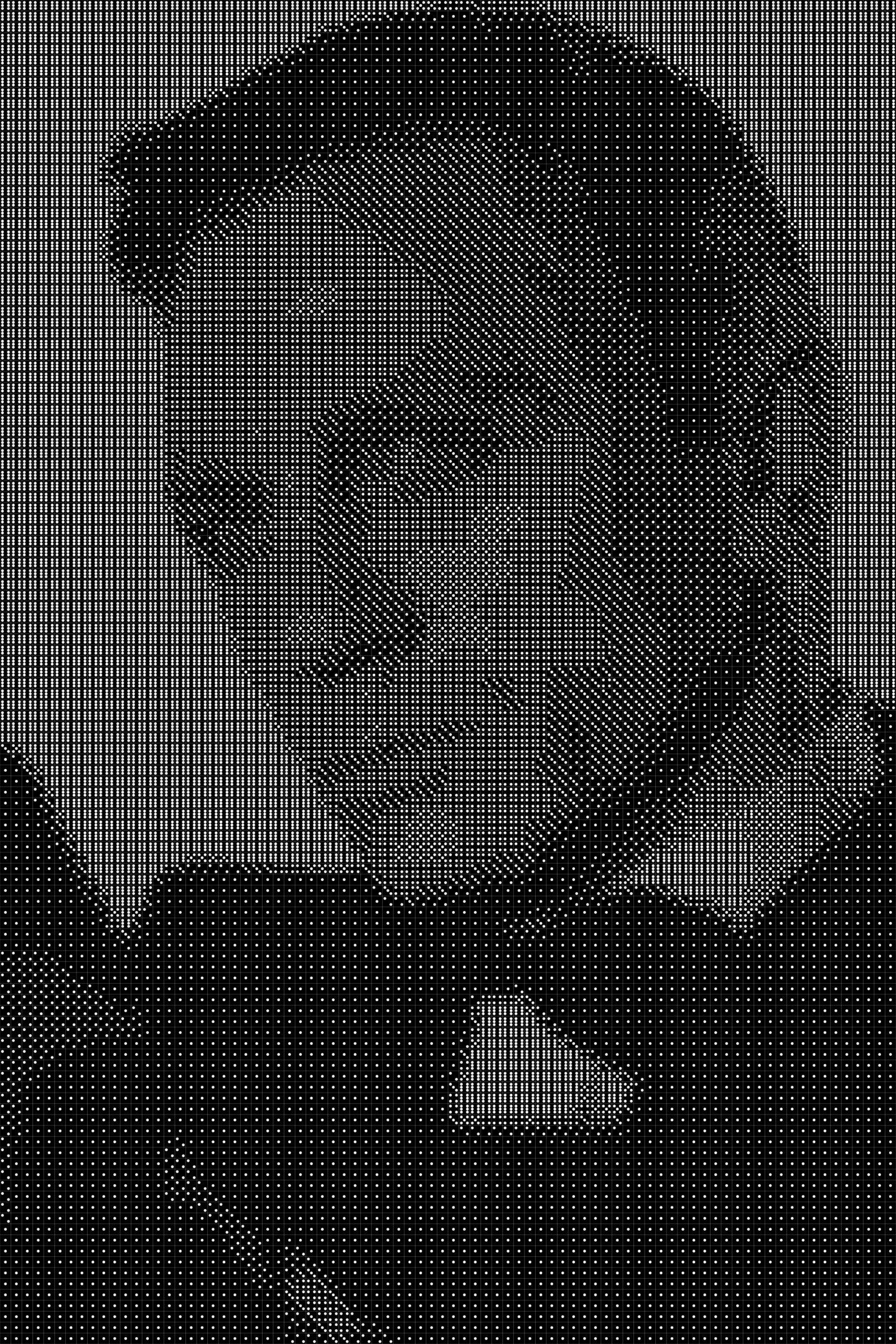 James Bond 1 Dice Art- Handcrafted Dice Mosaic using 10,000+ Dice, Two Size Options