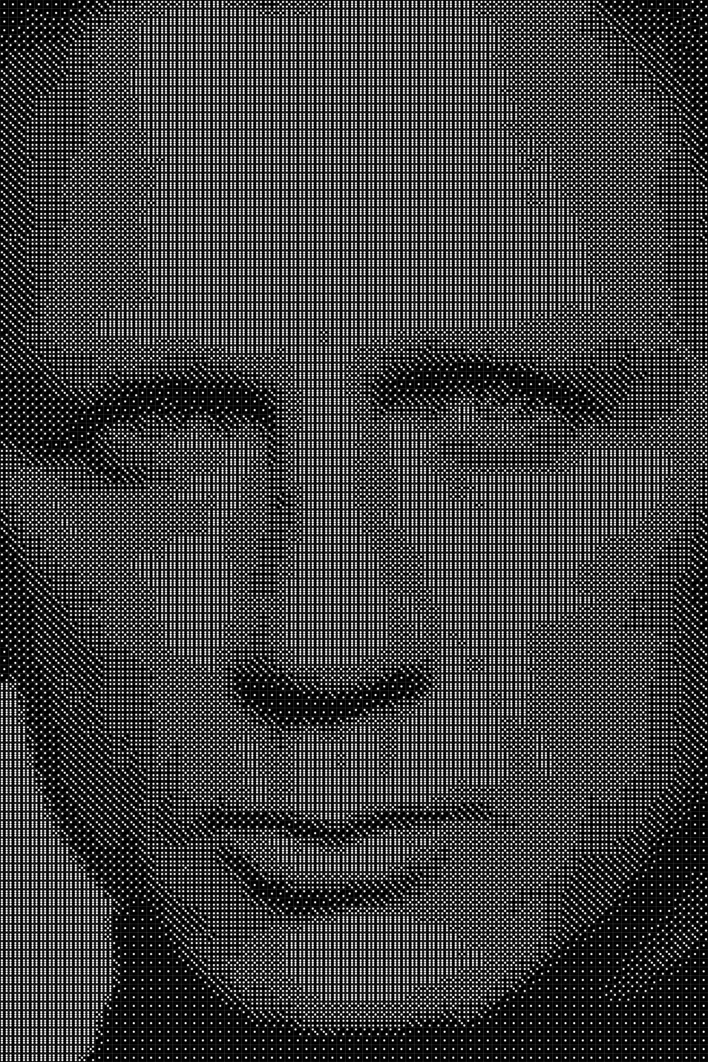 James Bond 2 Dice Art- Handcrafted Dice Mosaic using 10,000+ Dice, Two Size Options