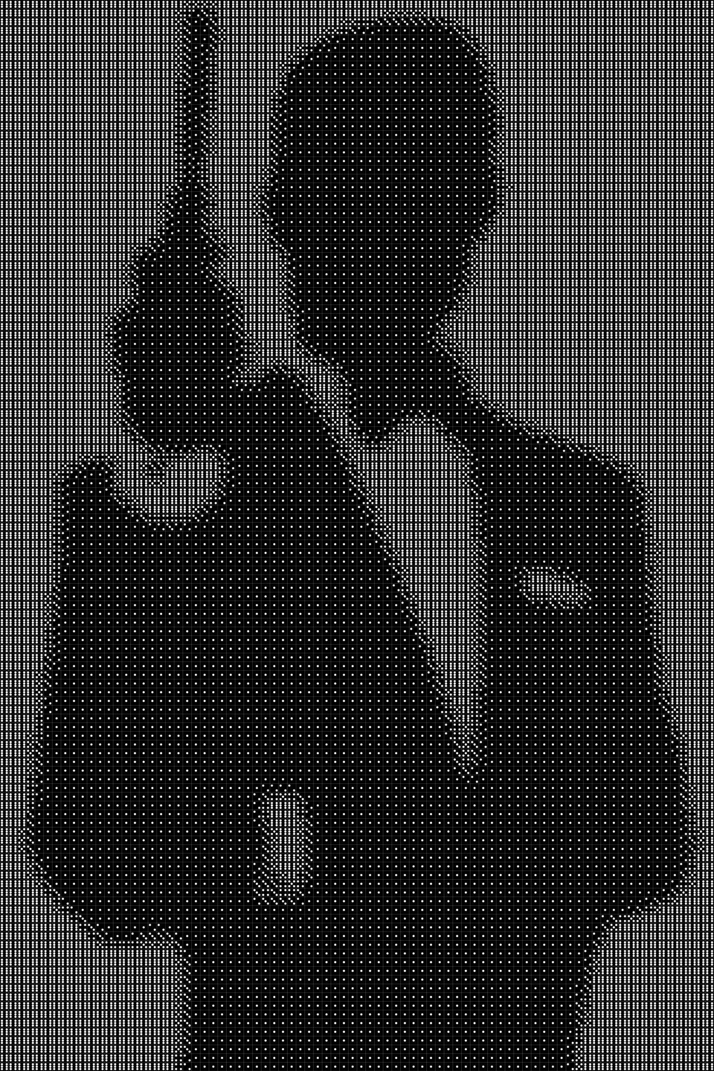 James Bond 3 Dice Art- Handcrafted Dice Mosaic using 10,000+ Dice, Two Size Options