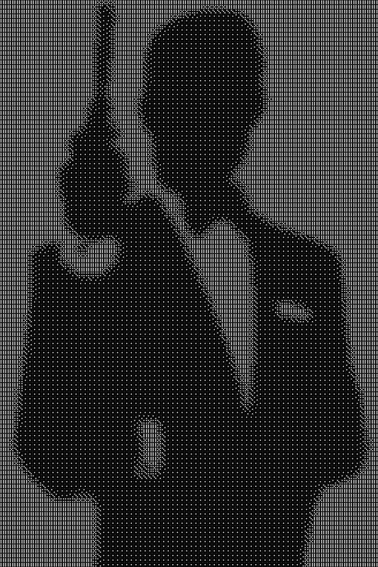 James Bond 3 Dice Art- Handcrafted Dice Mosaic using 10,000+ Dice, Two Size Options