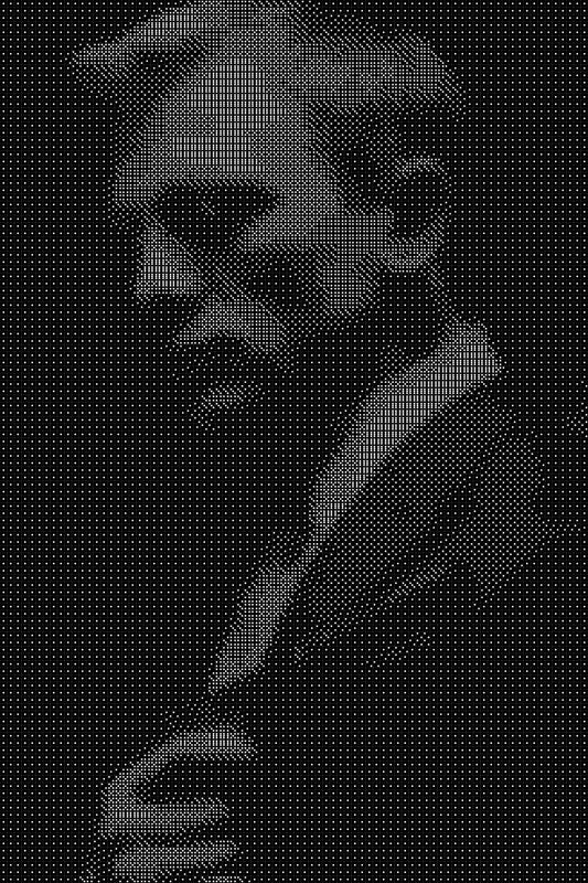 James Bond 5 Dice Art- Handcrafted Dice Mosaic using 10,000+ Dice, Two Size Options