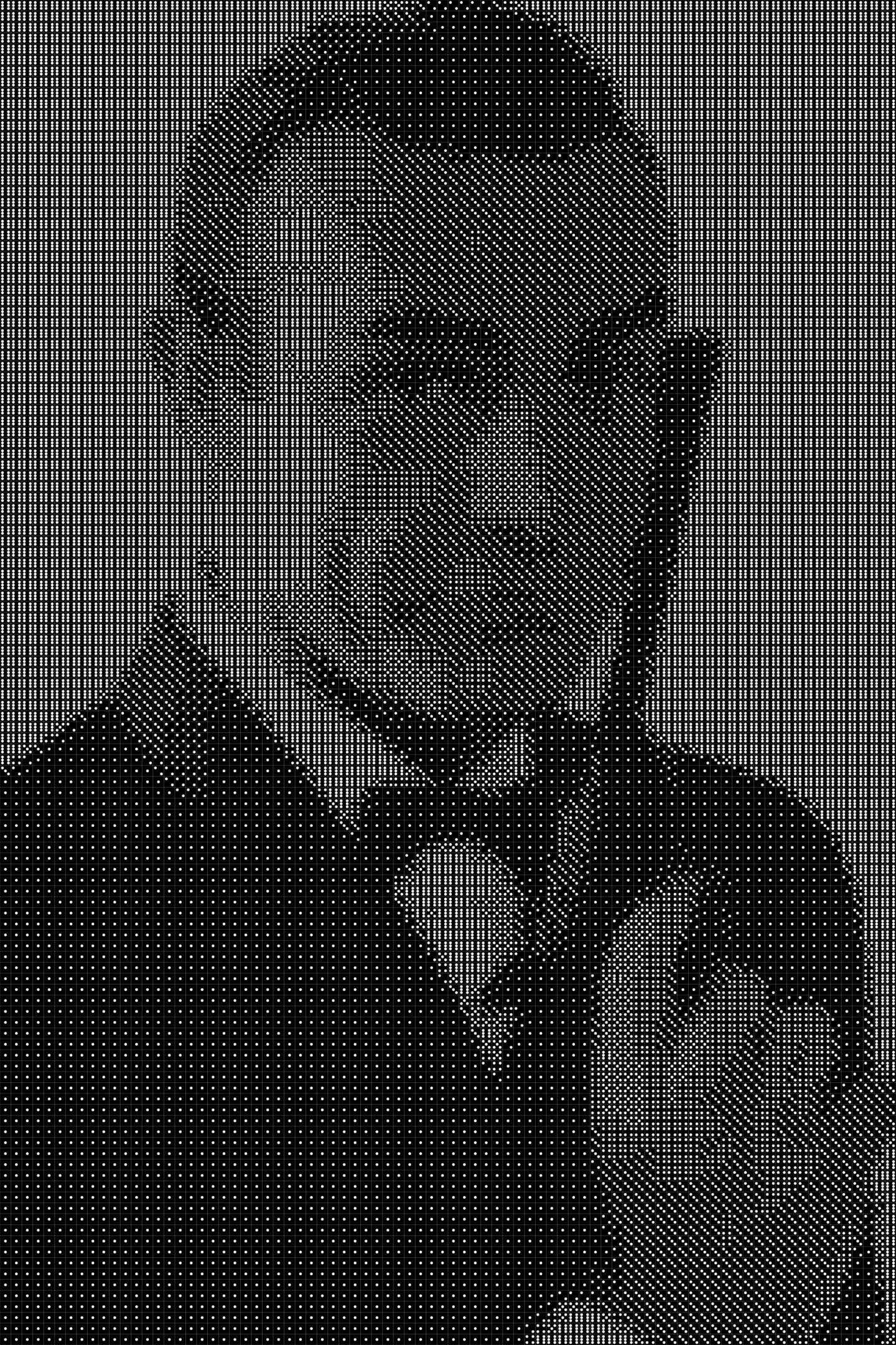James Bond 6 Dice Art- Handcrafted Dice Mosaic using 10,000+ Dice, Two Size Options