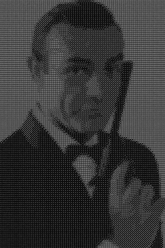 James Bond 6 Dice Art- Handcrafted Dice Mosaic using 10,000+ Dice, Two Size Options