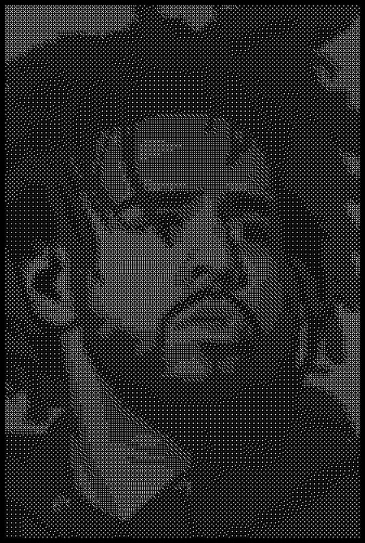 Jcole Dice Art- Handcrafted Dice Mosaic using 10,000+ Dice, Two Size Options