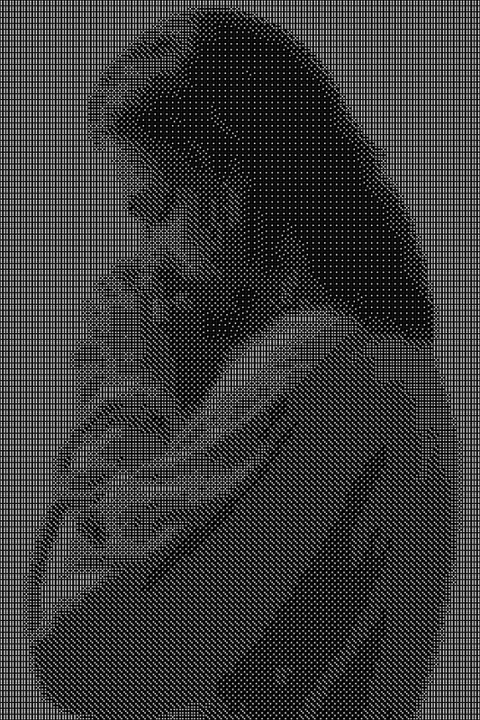Jesus Dice Art- Handcrafted Dice Mosaic using 10,000+ Dice, Two Size Options