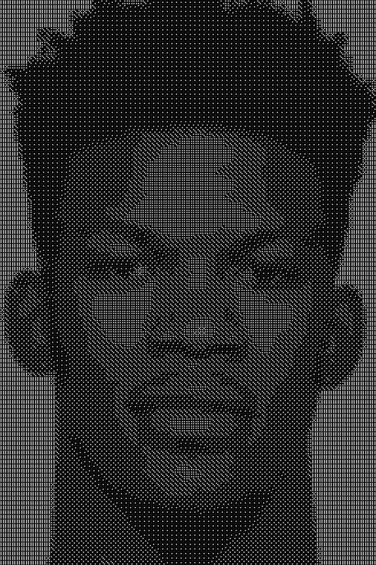 Jimmy Butler Dice Art- Handcrafted Dice Mosaic using 10,000+ Dice, Two Size Options