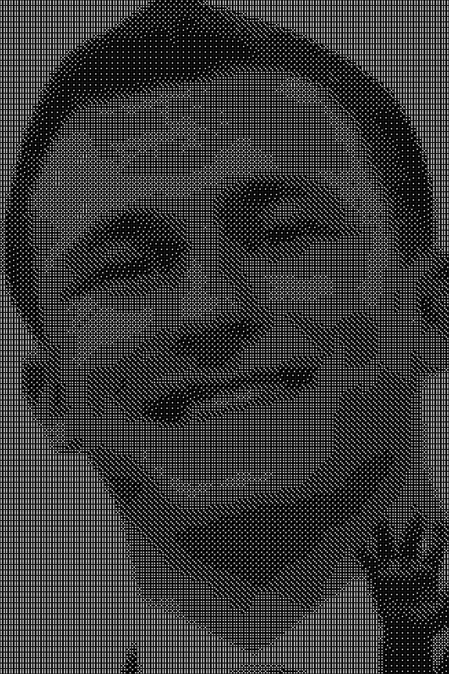 Johnny Manziel Dice Art- Handcrafted Dice Mosaic using 10,000+ Dice, Two Size Options