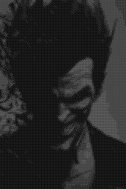 Joker 5 Dice Art- Handcrafted Dice Mosaic using 10,000+ Dice, Two Size Options