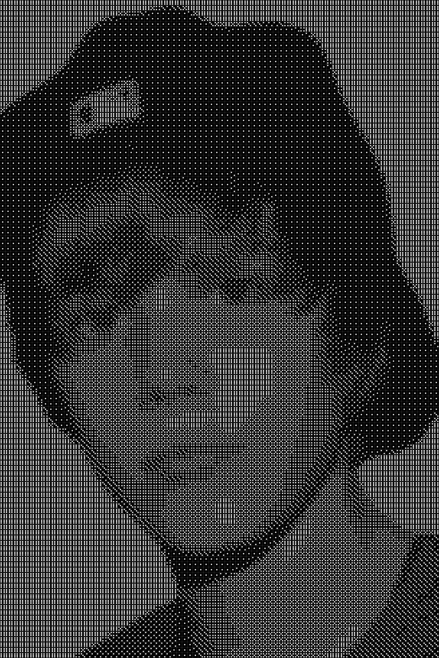 Justin Bieber Dice Art- Handcrafted Dice Mosaic using 10,000+ Dice, Two Size Options