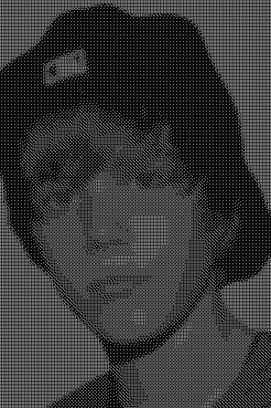 Justin Bieber Dice Art- Handcrafted Dice Mosaic using 10,000+ Dice, Two Size Options