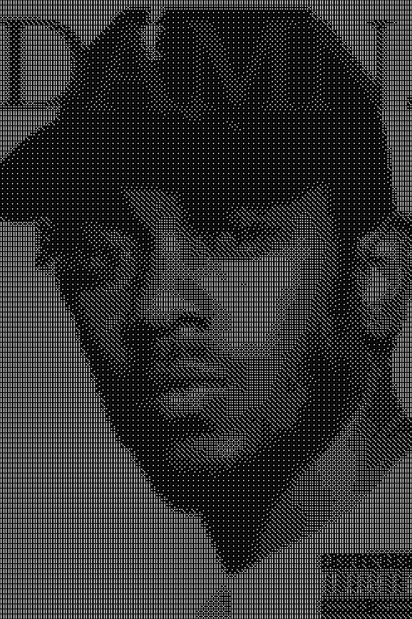 Kendrick Lamar 5 Dice Art- Handcrafted Dice Mosaic using 10,000+ Dice, Two Size Options