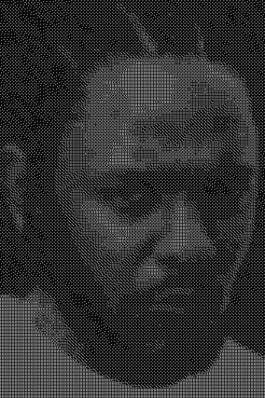 Kendrick Lamar 7 Dice Art- Handcrafted Dice Mosaic using 10,000+ Dice, Two Size Options