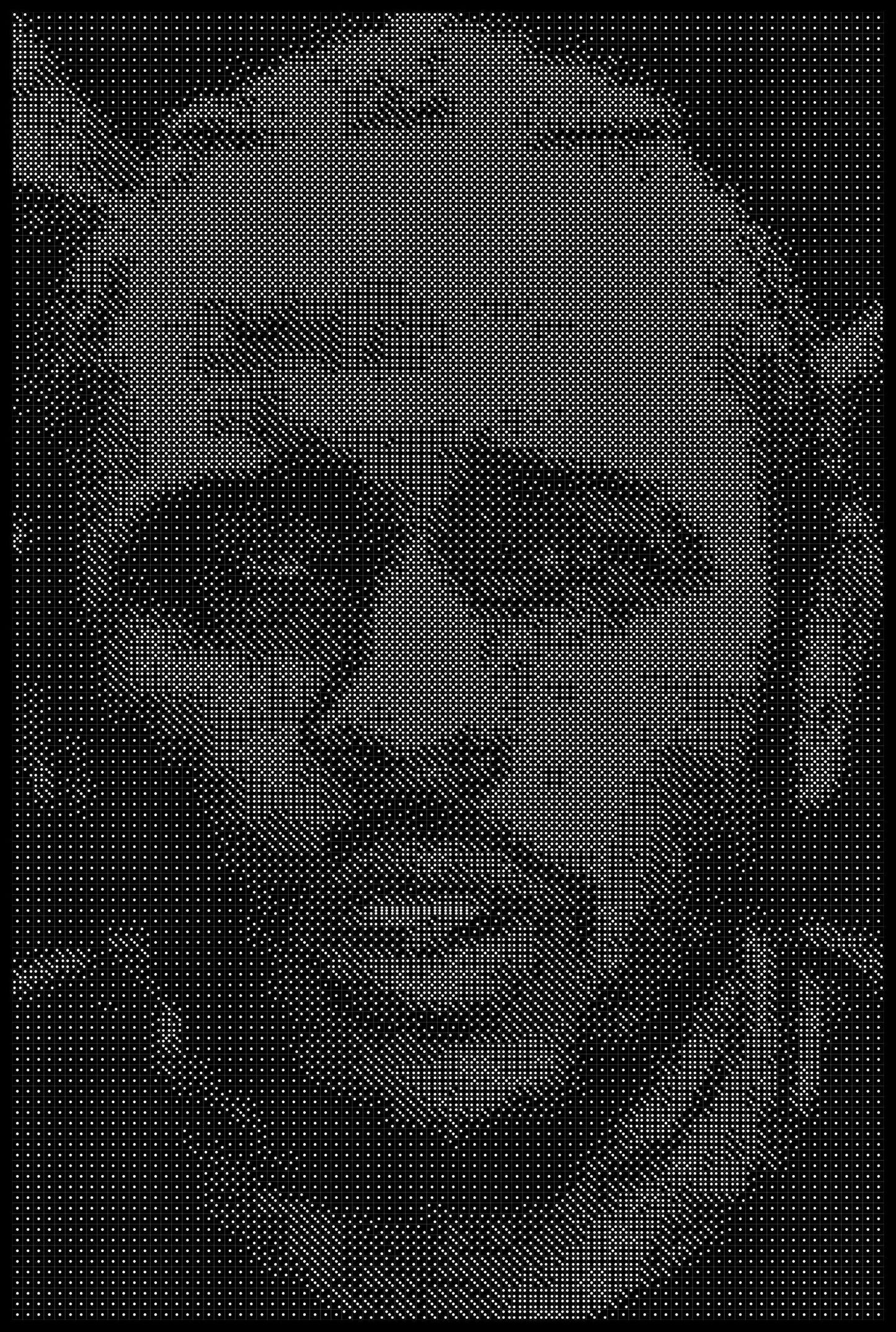Kendrick Lamar 9 Dice Art- Handcrafted Dice Mosaic using 10,000+ Dice, Two Size Options