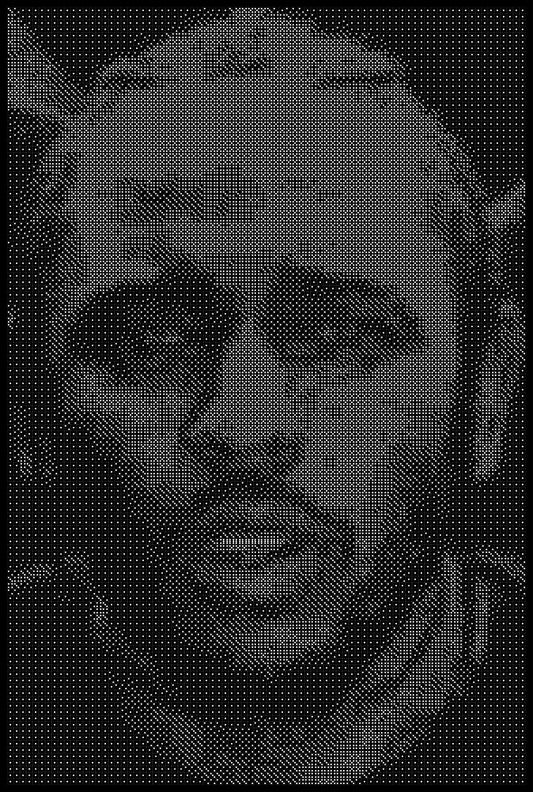 Kendrick Lamar 9 Dice Art- Handcrafted Dice Mosaic using 10,000+ Dice, Two Size Options