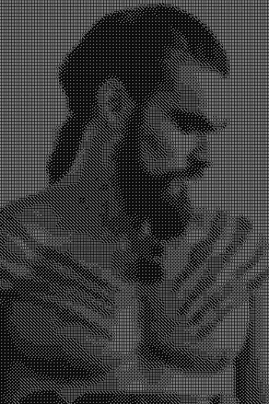 Khal Drogo Dice Art- Handcrafted Dice Mosaic using 10,000+ Dice, Two Size Options