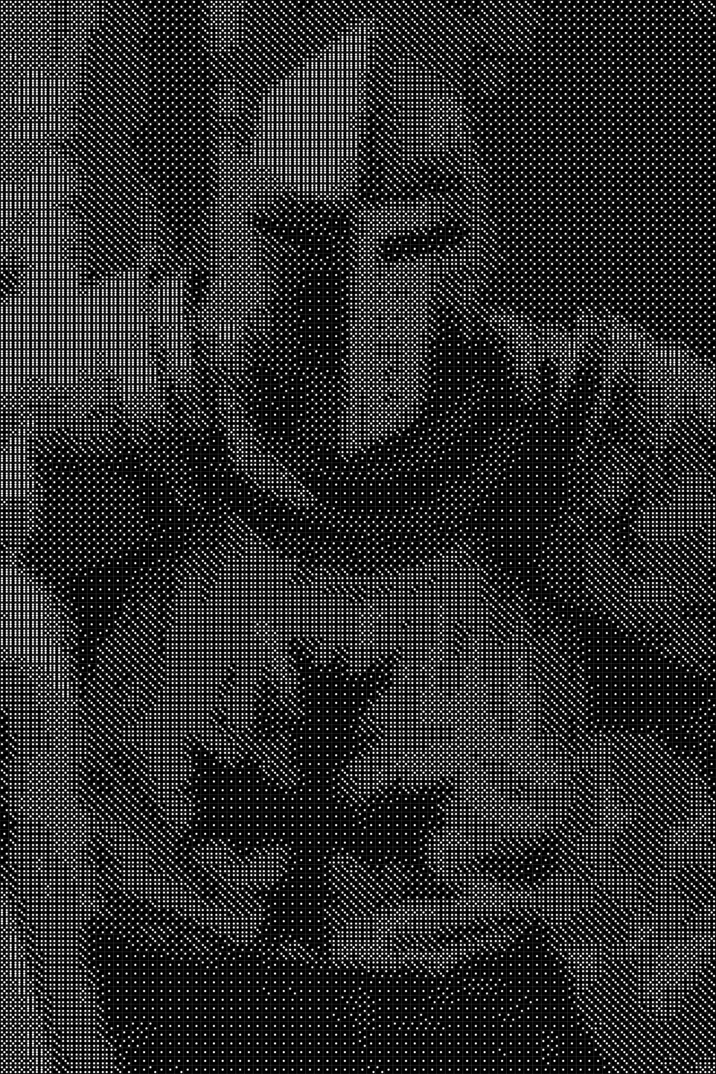 Knight 7 Dice Art- Handcrafted Dice Mosaic using 10,000+ Dice, Two Size Options