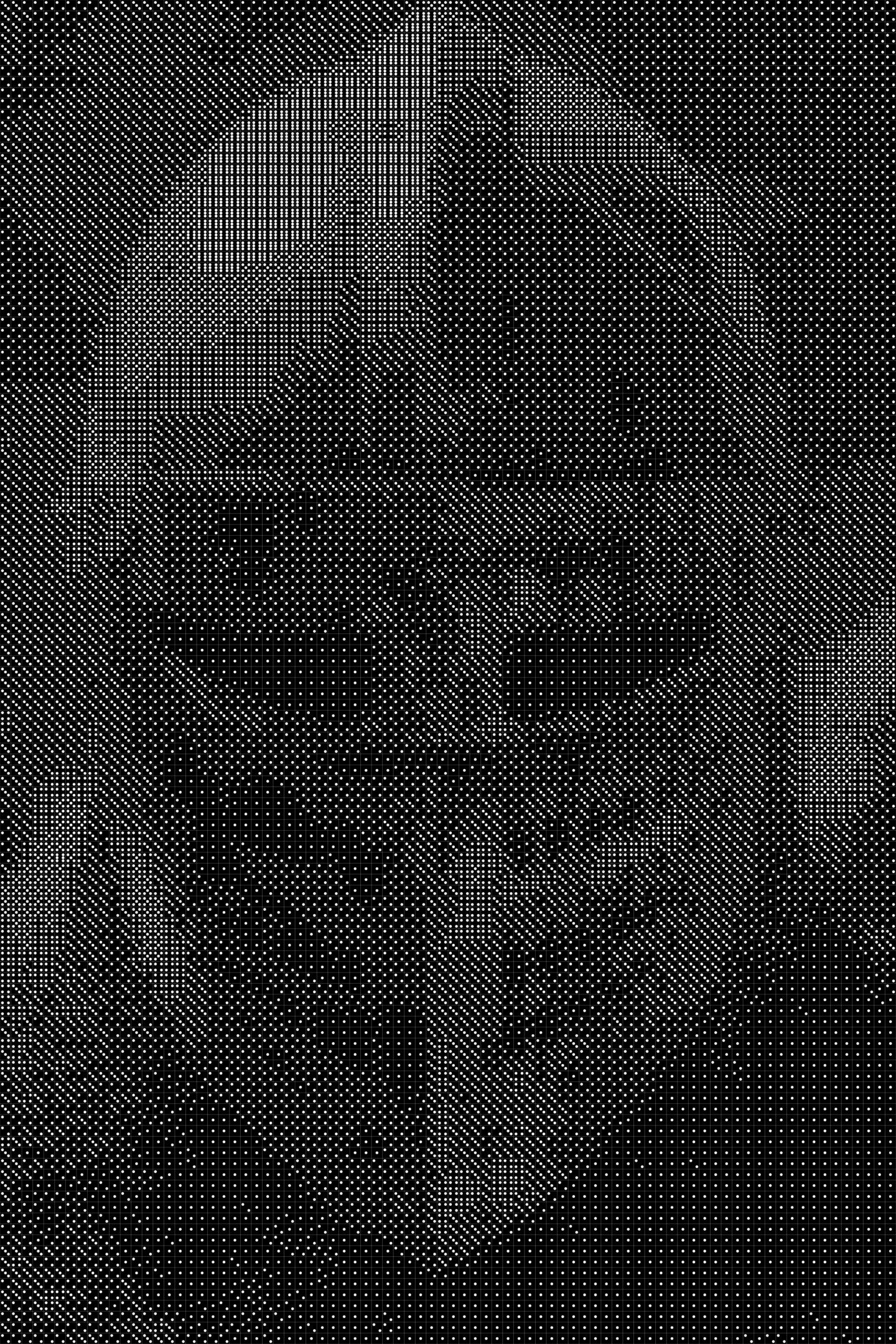 Knight 8 Dice Art- Handcrafted Dice Mosaic using 10,000+ Dice, Two Size Options