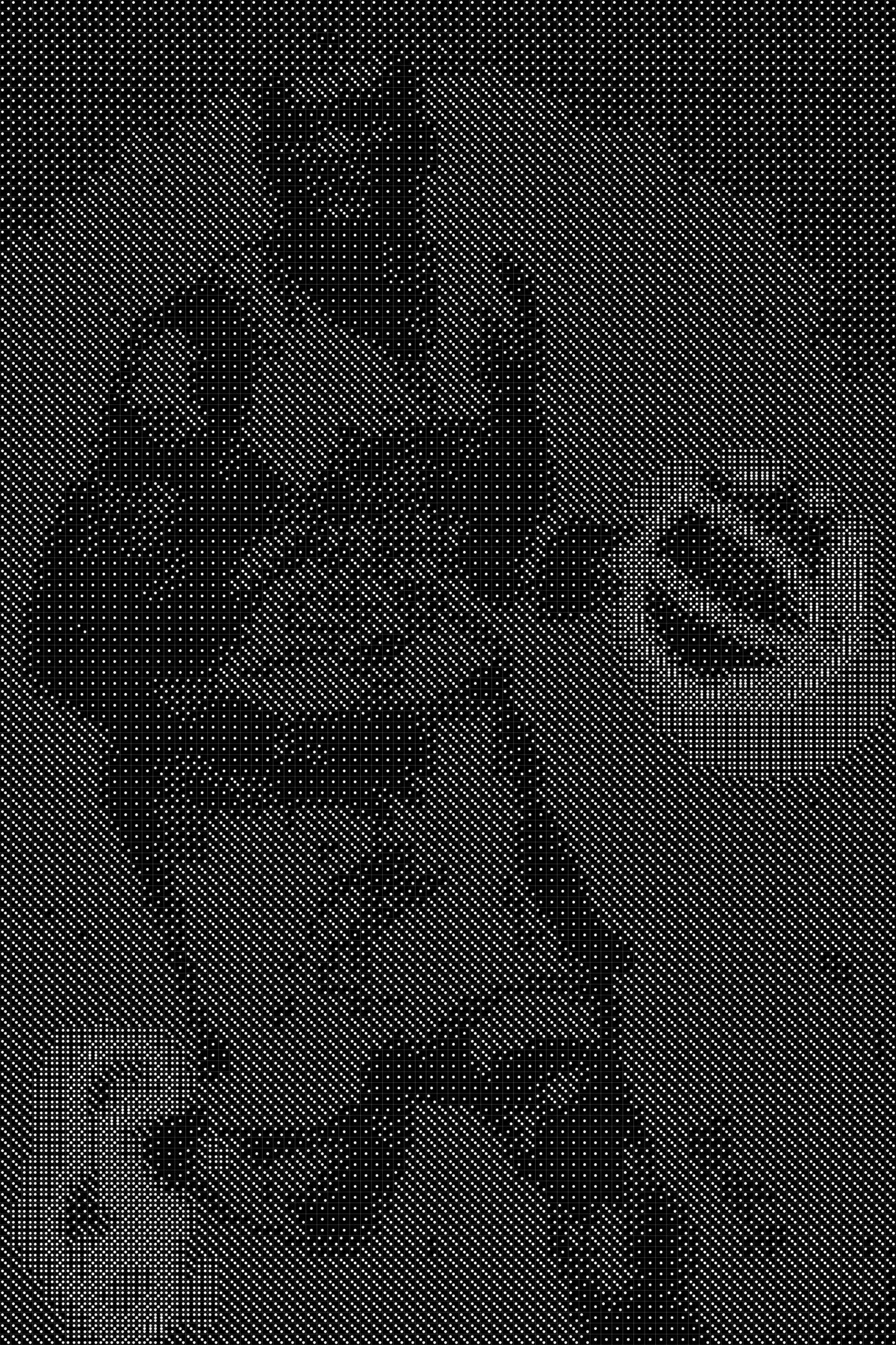 Kobe 3 Dice Art- Handcrafted Dice Mosaic using 10,000+ Dice, Two Size Options