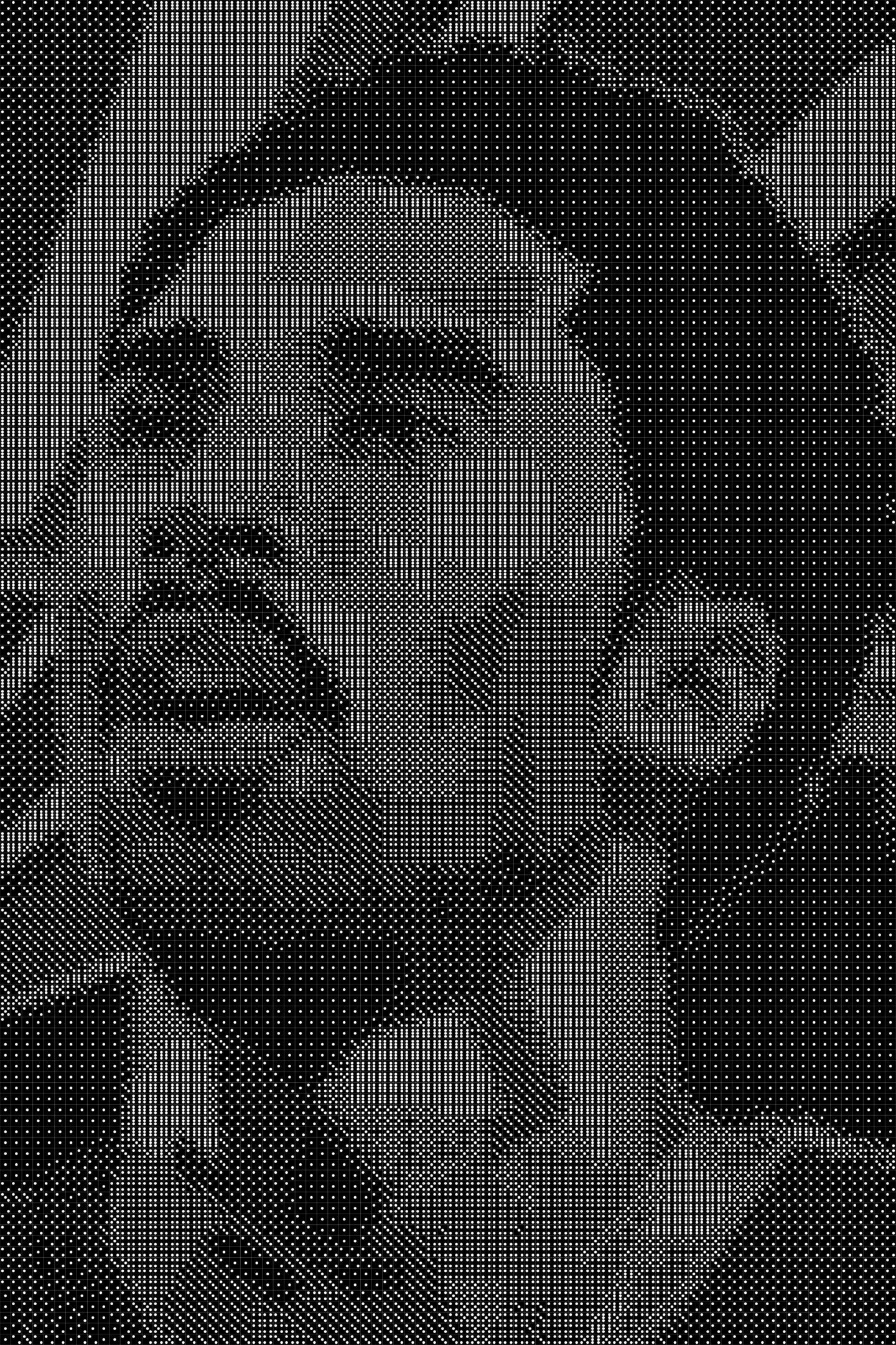 Kobe 6 Dice Art- Handcrafted Dice Mosaic using 10,000+ Dice, Two Size Options