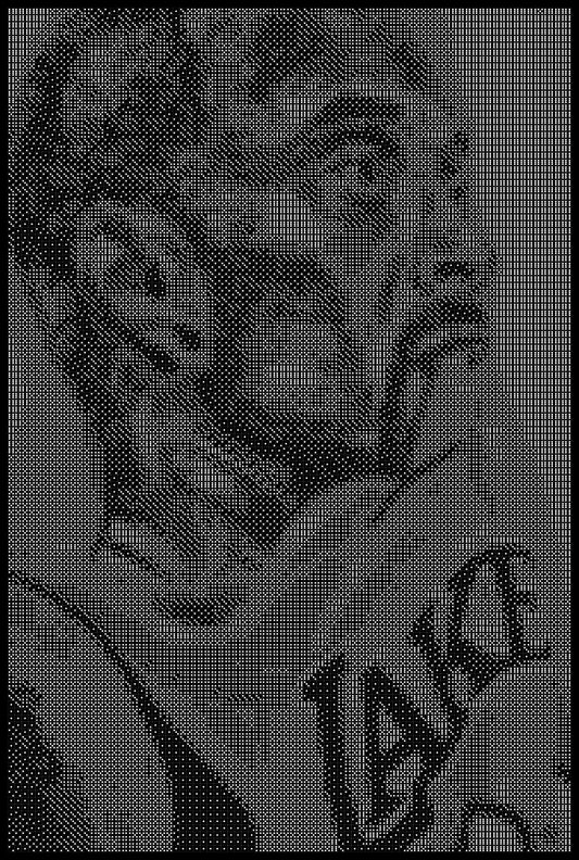 Kobe 7 Dice Art- Handcrafted Dice Mosaic using 10,000+ Dice, Two Size Options