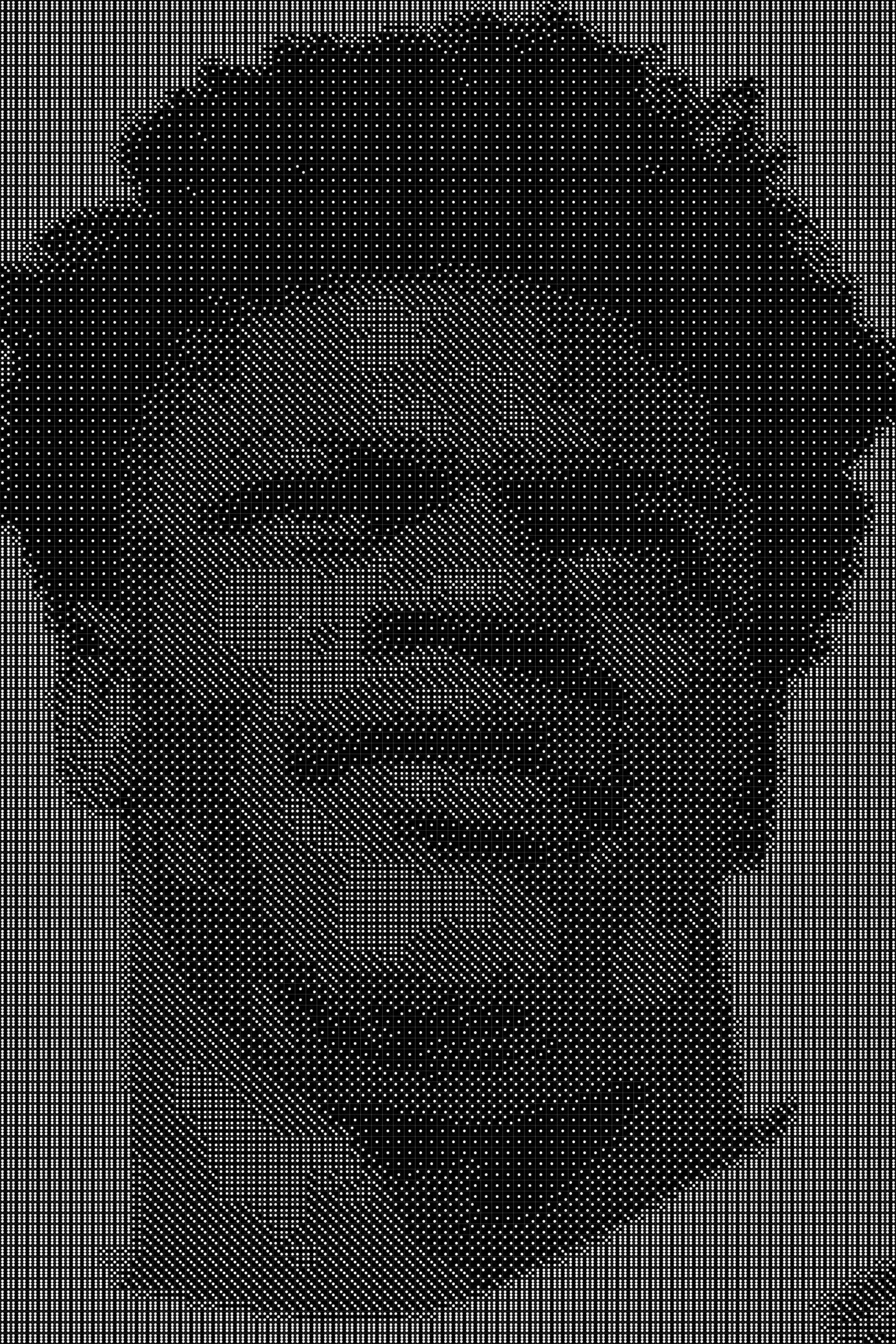 Lamar Jackson Dice Art- Handcrafted Dice Mosaic using 10,000+ Dice, Two Size Options