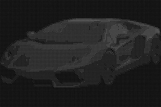 Lamborghini Aventador 10 Dice Art- Handcrafted Dice Mosaic using 10,000+ Dice, Two Size Options
