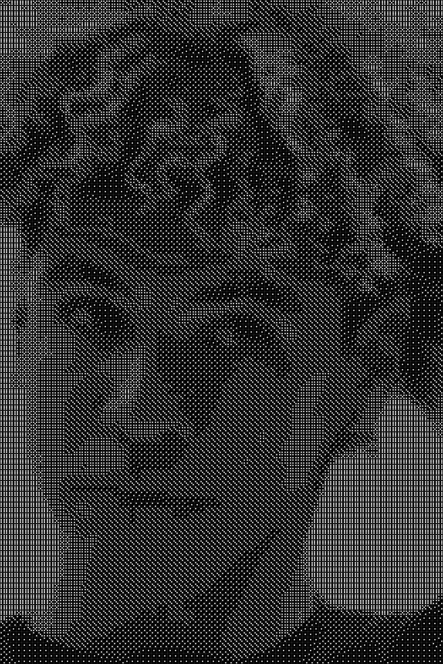 Lamelo Dice Art- Handcrafted Dice Mosaic using 10,000+ Dice, Two Size Options