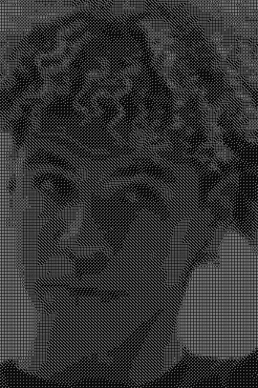 Lamelo Dice Art- Handcrafted Dice Mosaic using 10,000+ Dice, Two Size Options