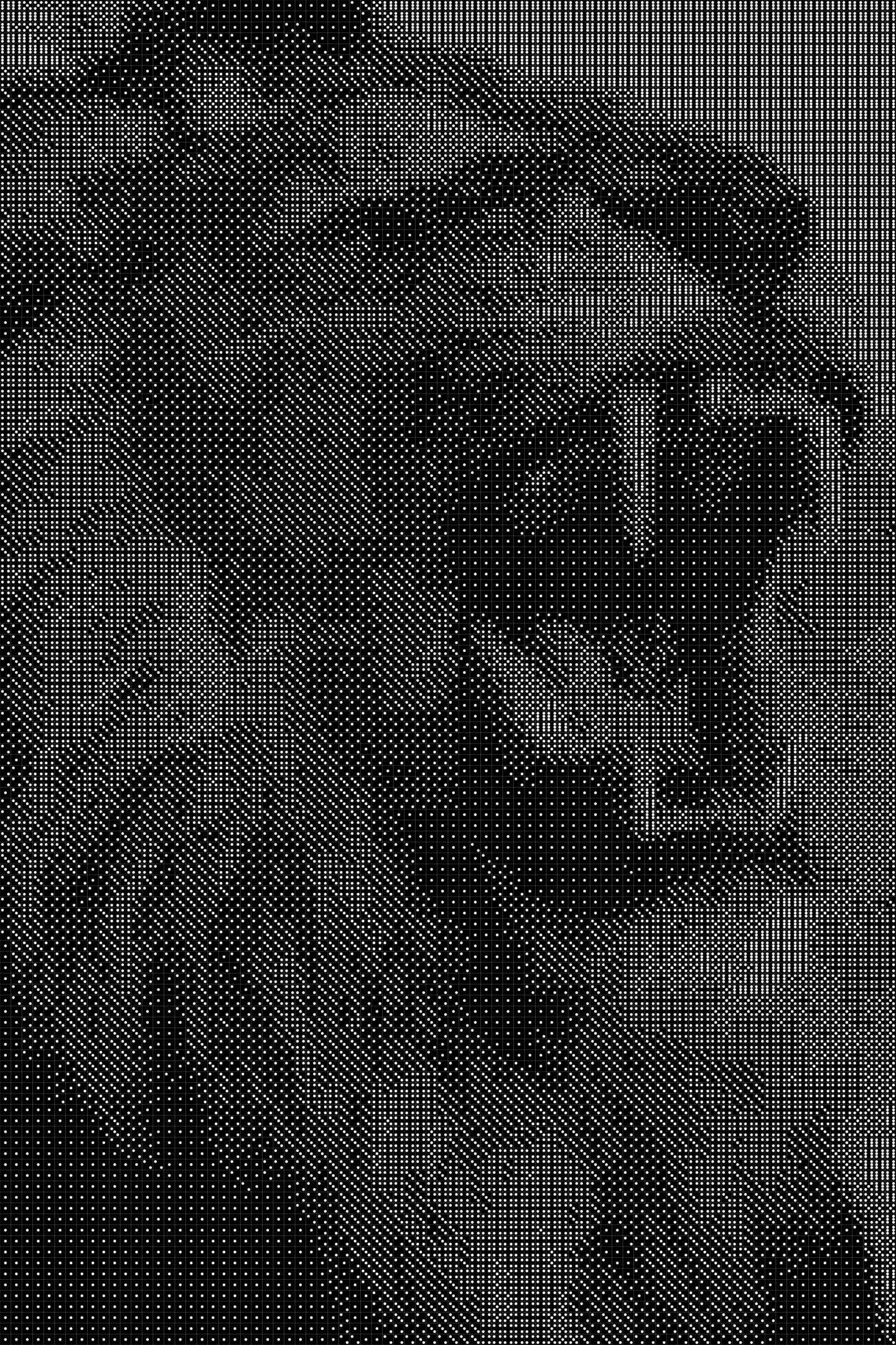 Lion 8 Dice Art- Handcrafted Dice Mosaic using 10,000+ Dice, Two Size Options