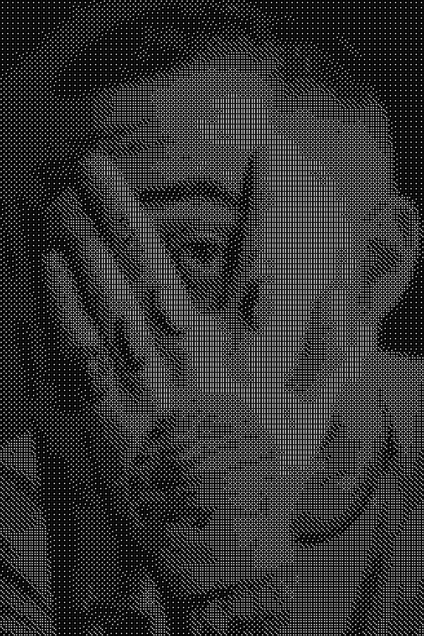 Mac Miller 2 Dice Art- Handcrafted Dice Mosaic using 10,000+ Dice, Two Size Options