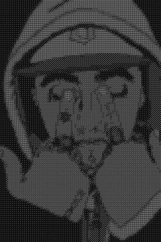 Mac Miller 5 Dice Art- Handcrafted Dice Mosaic using 10,000+ Dice, Two Size Options