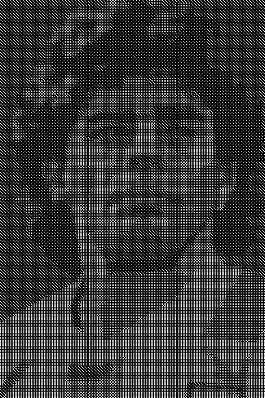 Maradona 2 Dice Art- Handcrafted Dice Mosaic using 10,000+ Dice, Two Size Options