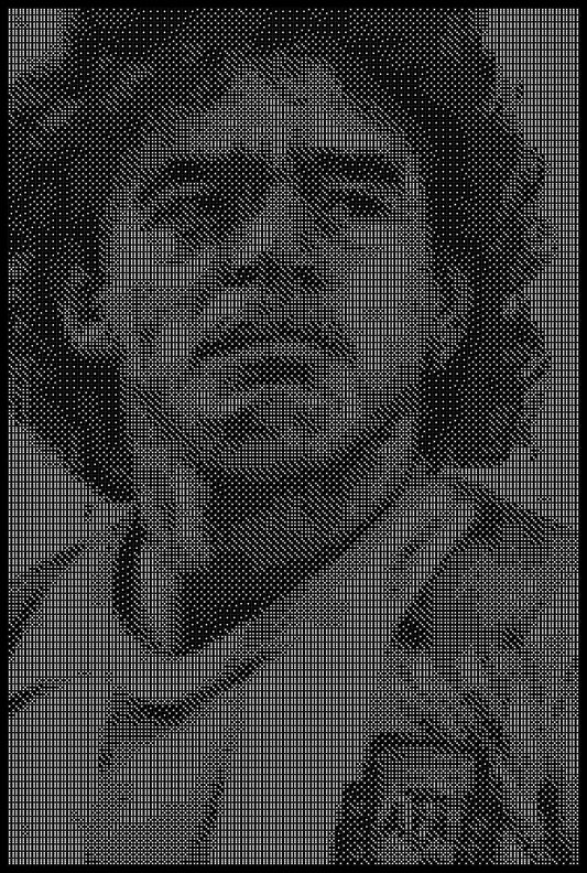 Maradona 3 Dice Art- Handcrafted Dice Mosaic using 10,000+ Dice, Two Size Options