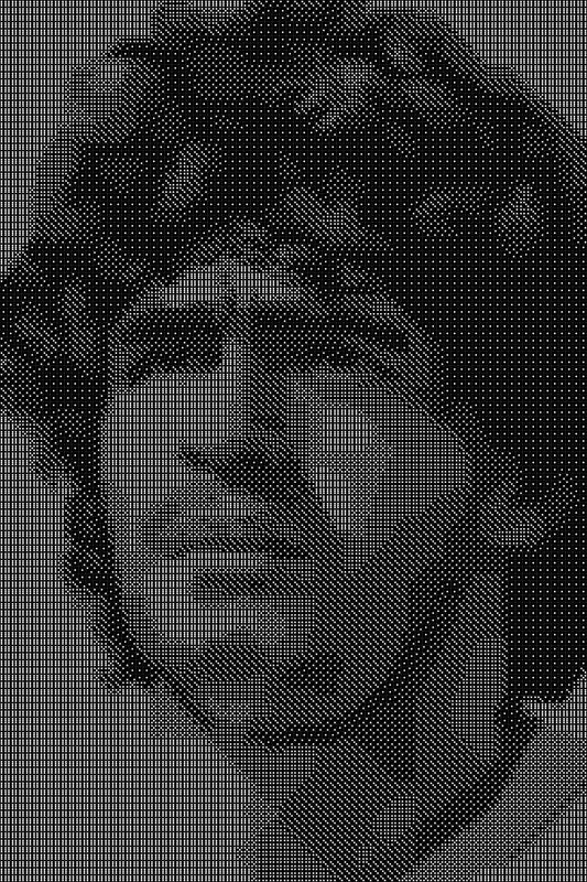 Maradona Dice Art- Handcrafted Dice Mosaic using 10,000+ Dice, Two Size Options