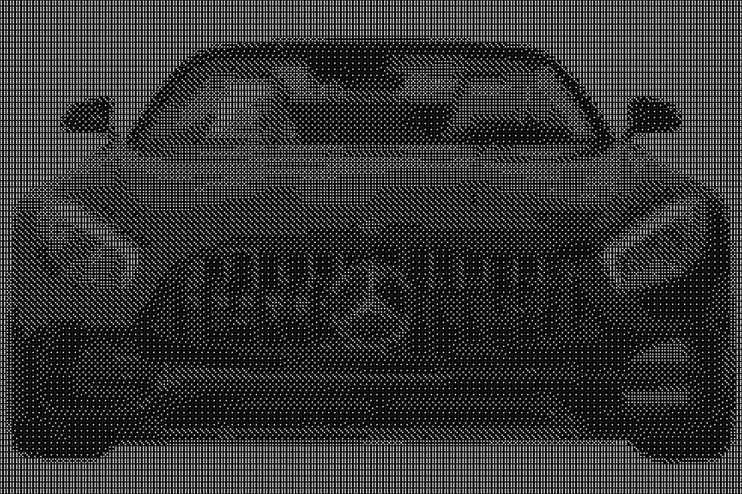 Mercedes 3 Dice Art- Handcrafted Dice Mosaic using 10,000+ Dice, Two Size Options