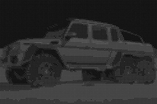 Mercedes 6x6 2 Dice Art- Handcrafted Dice Mosaic using 10,000+ Dice, Two Size Options