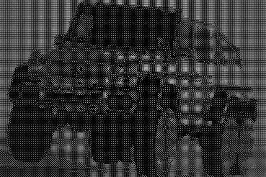 Mercedes 6x6 Dice Art- Handcrafted Dice Mosaic using 10,000+ Dice, Two Size Options