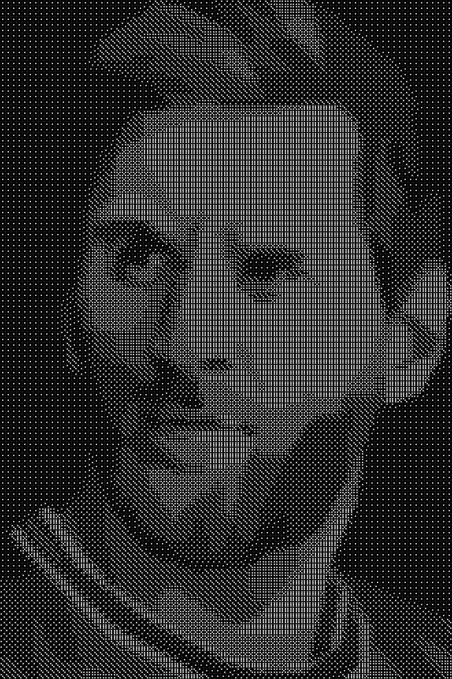 Messi 12 Dice Art- Handcrafted Dice Mosaic using 10,000+ Dice, Two Size Options