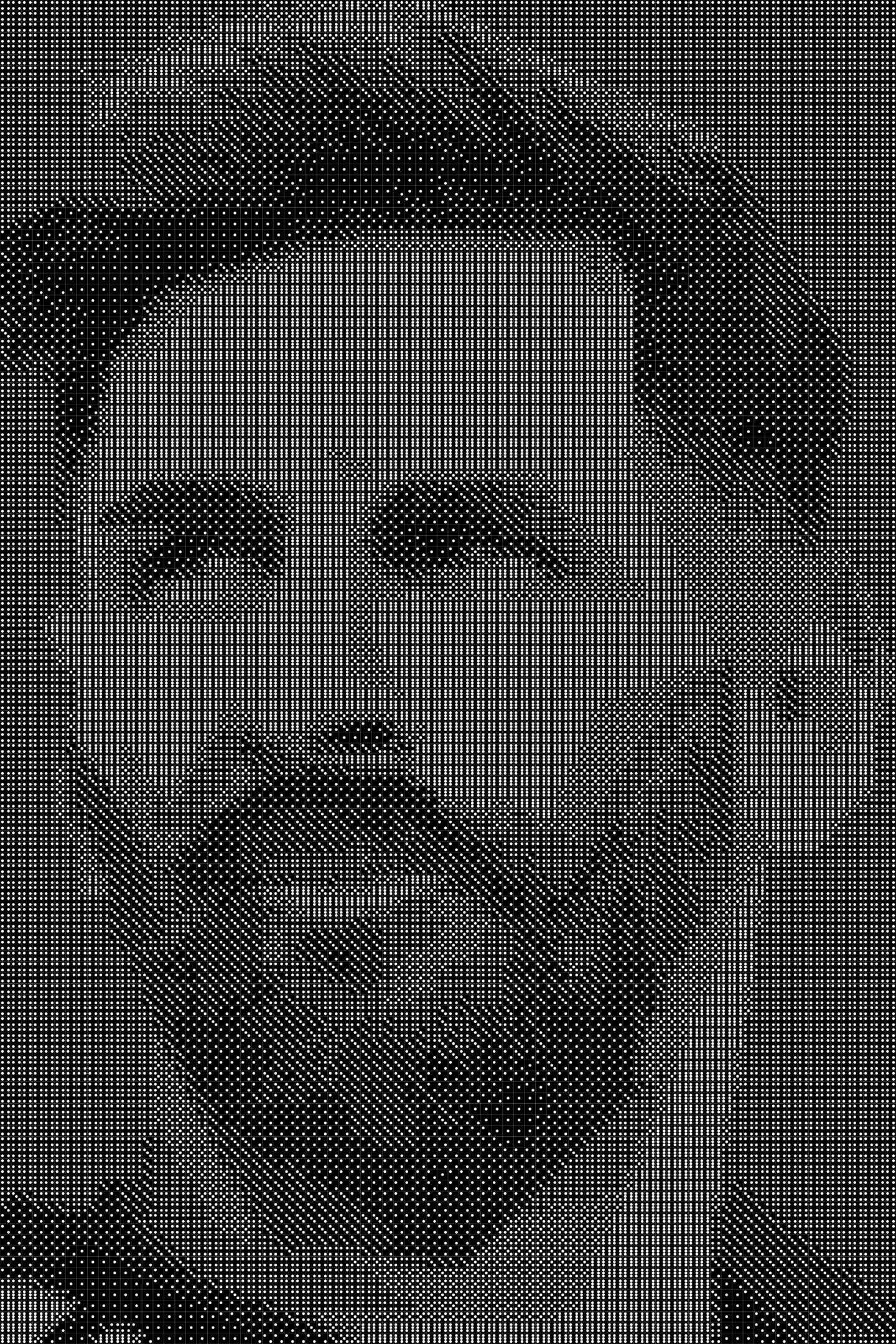 Messi 6 Dice Art- Handcrafted Dice Mosaic using 10,000+ Dice, Two Size Options