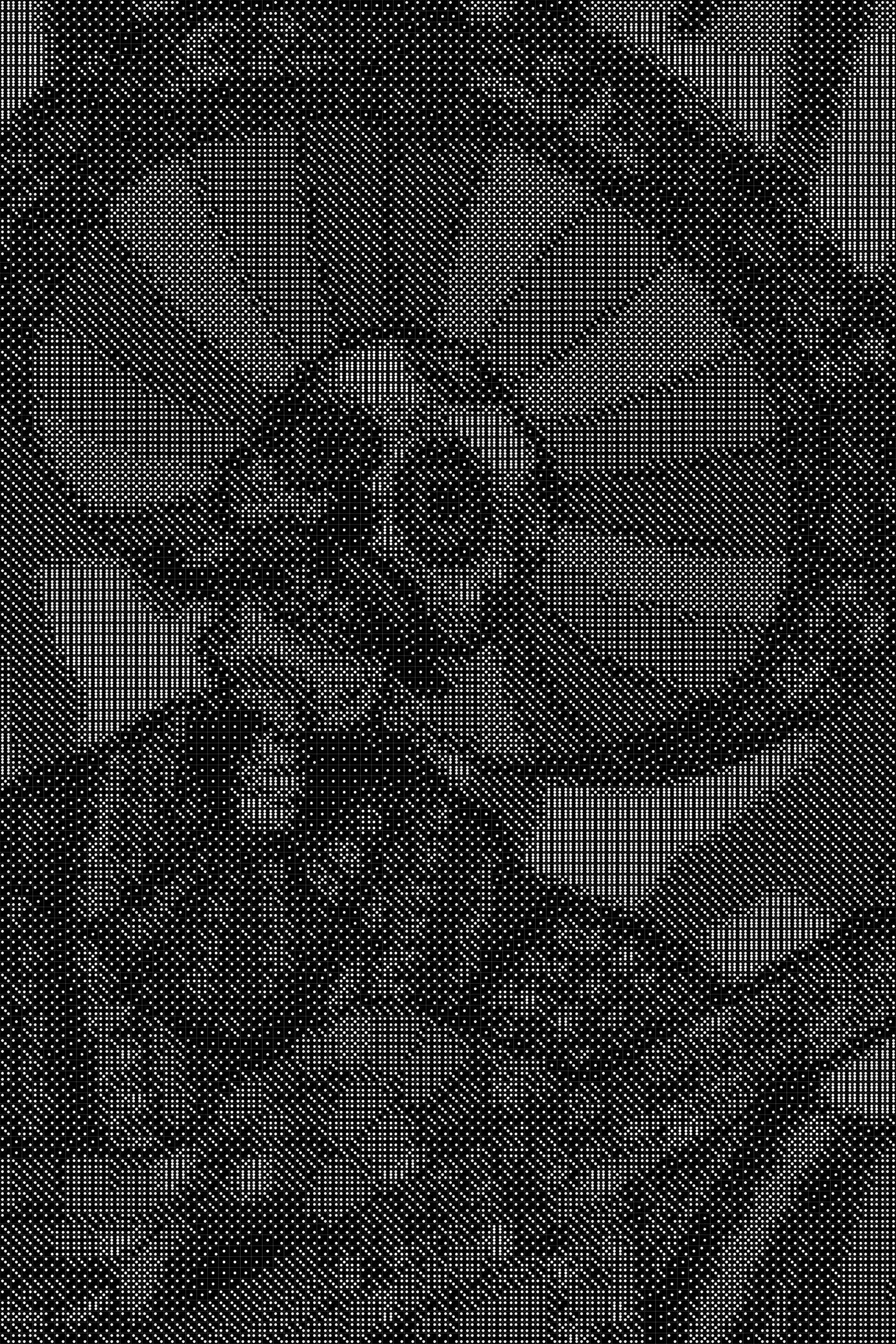 Mexican Skull 2 Dice Art- Handcrafted Dice Mosaic using 10,000+ Dice, Two Size Options