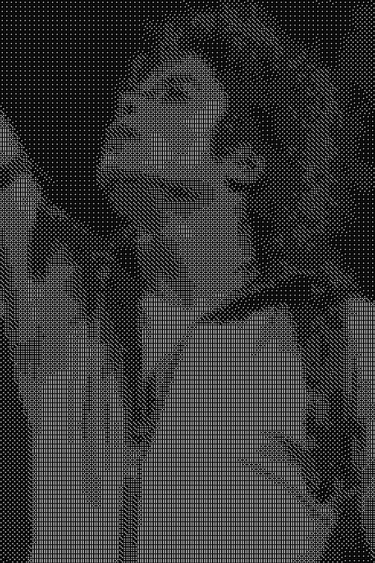 Michael Jackson 4 Dice Art- Handcrafted Dice Mosaic using 10,000+ Dice, Two Size Options