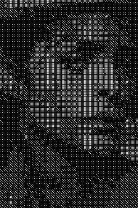 Michael Jackson 5 Dice Art- Handcrafted Dice Mosaic using 10,000+ Dice, Two Size Options